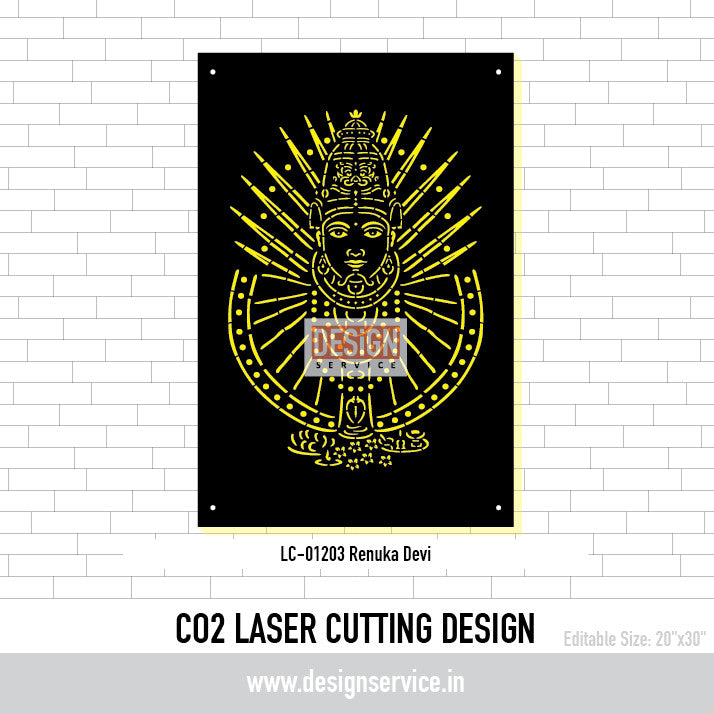 Renuka Devi CO2 Laser Cutting Design
