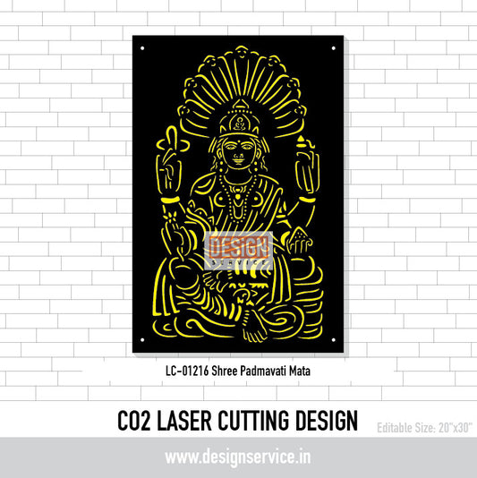 Shree Padmavati Mata Laser Cutting Design