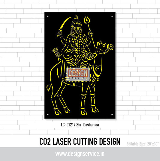 Shri Dashamaa Laser Cutting Design