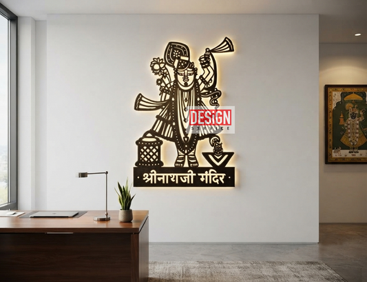 Laser Cutting Design Shrinathji Maharaj - Nathdwara