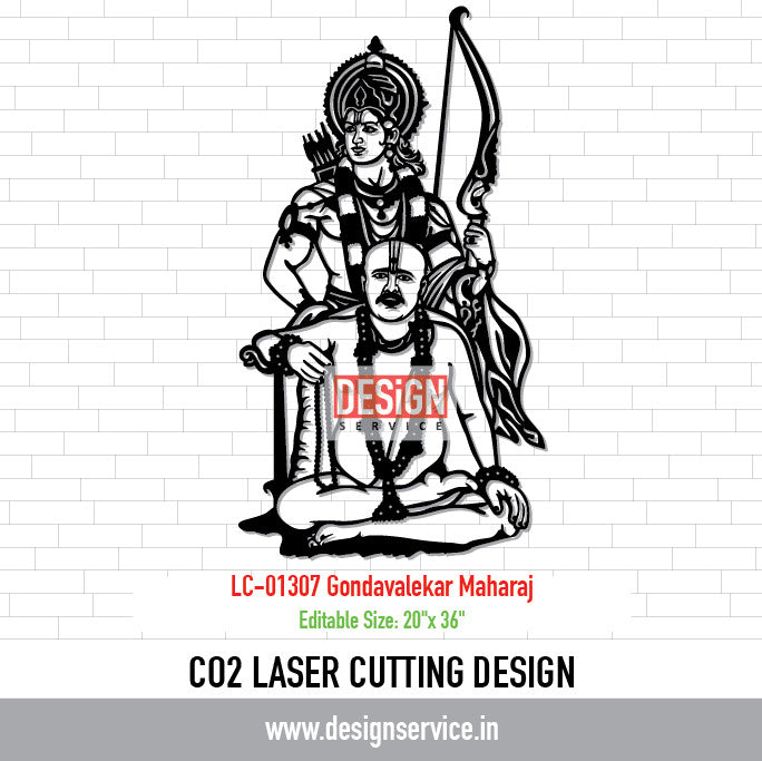 Laser Cutting Design Gondavalekar Maharaj