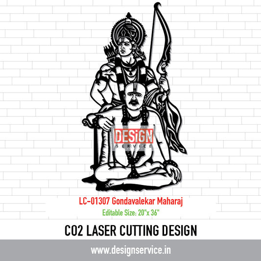 Laser Cutting Design Gondavalekar Maharaj