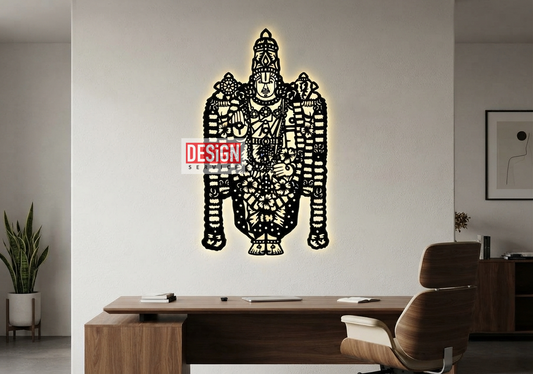 Laser Cutting Design Shri Tirupati Balaji