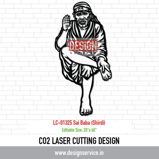 Laser Cutting Design Sai Baba (Shirdi)