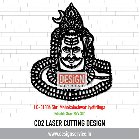 Laser Cutting Design Shri Mahakaleshwar Jyotirlinga (Ujjain)