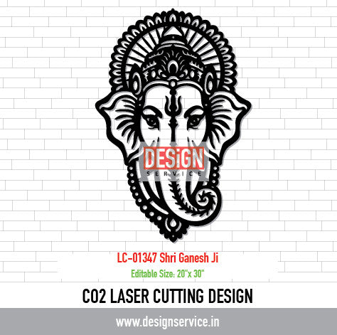 Laser Cutting Design Shri Ganesh Ji