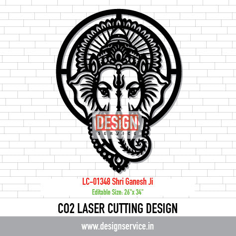 Laser Cutting Design Shri Ganesh Ji