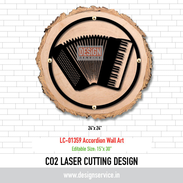 Laser Cutting Design Accordion Wall Art
