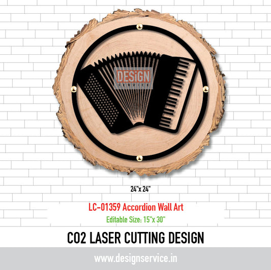 Laser Cutting Design Accordion Wall Art
