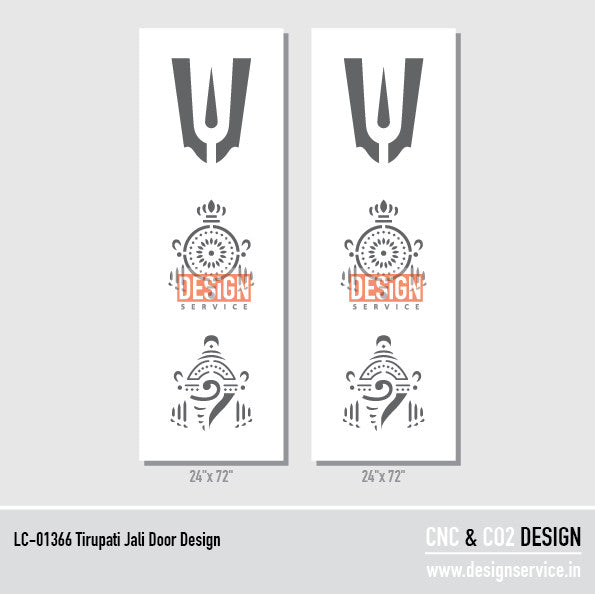Laser Cutting Design Tirupati Jali Door Design