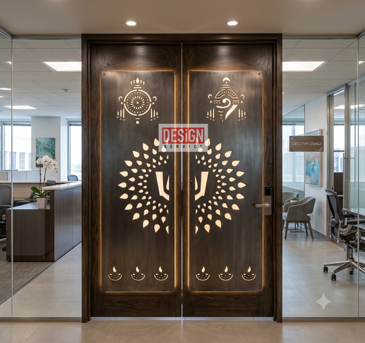 Laser Cutting Design Tirupati Jali Door Design