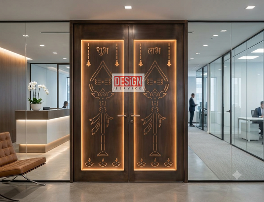 Laser Cutting Design Murugan swami Jali Door Design