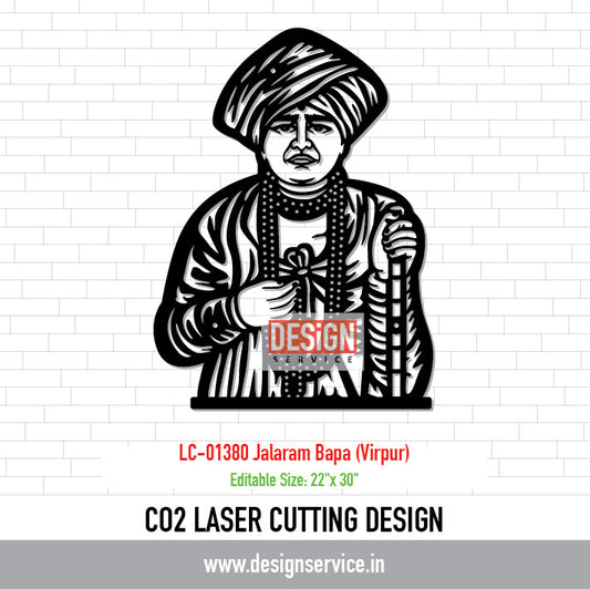Laser Cutting Design Jalaram Bapa (Virpur)