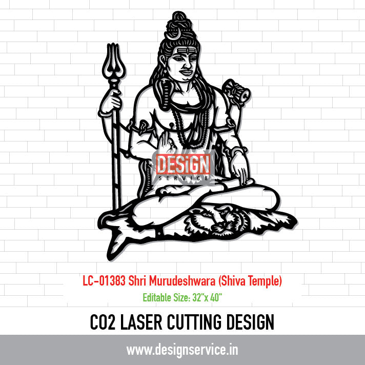 Laser Cutting Design Shri Murudeshwara (Shiva Temple)