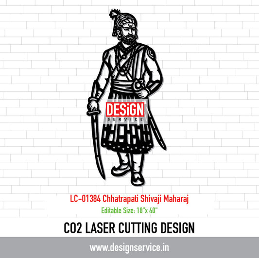 Chhatrapati Shivaji Maharaj Laser Cutting Design