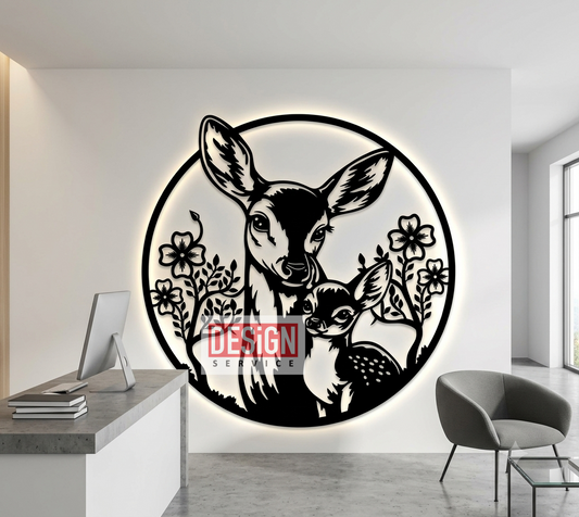 Deer Laser Cutting Design
