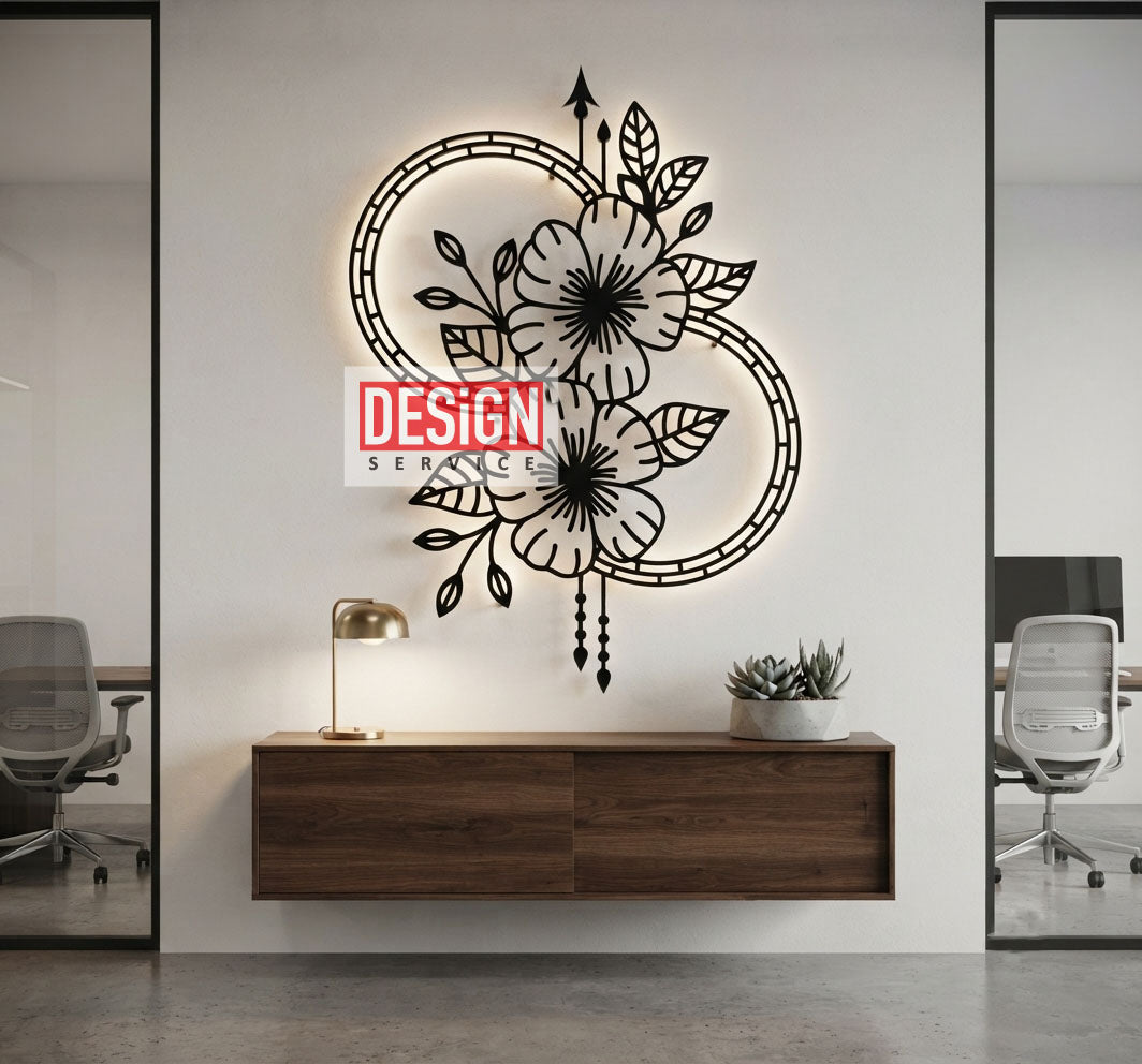 Flower Laser Cutting Design