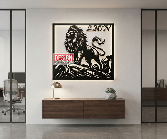 Lion Laser Cutting Design