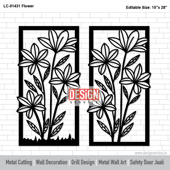 Flower Laser Cutting Design