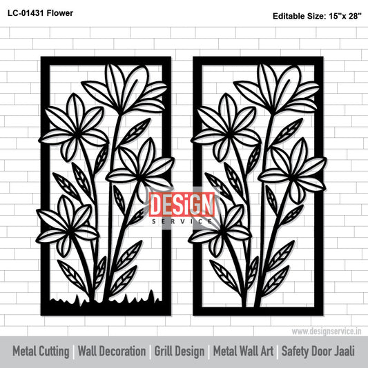 Flower Laser Cutting Design