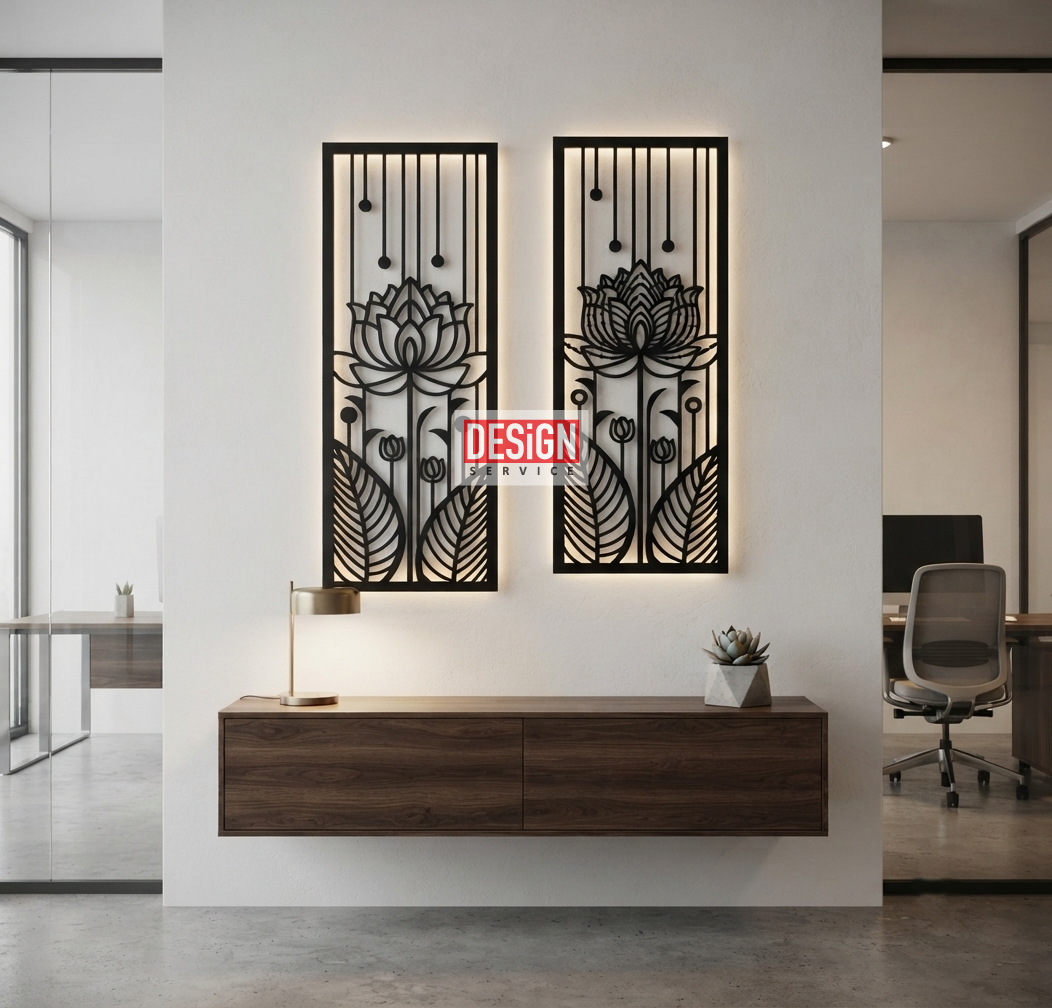 Lotus Laser Cutting Design