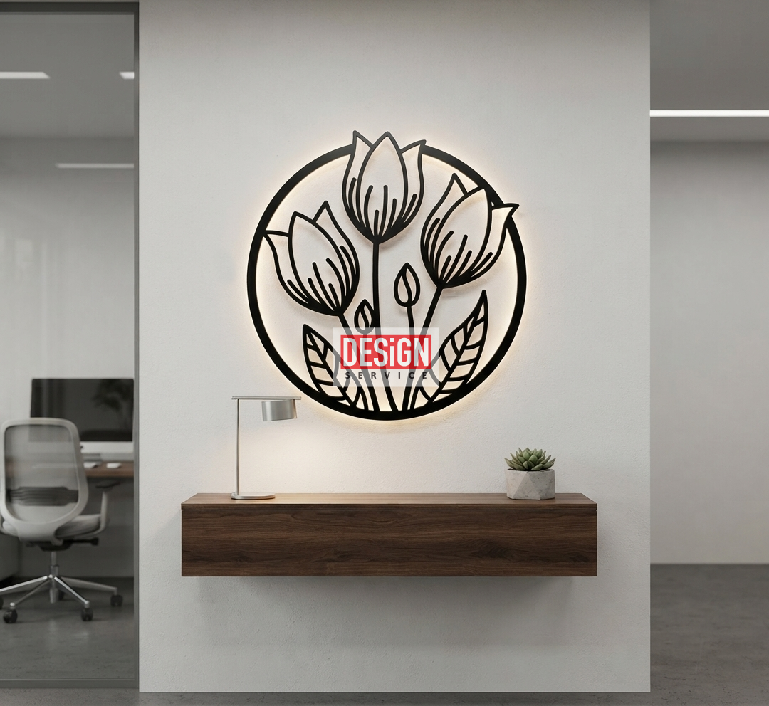 Flower Laser Cutting Design