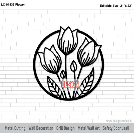 Flower Laser Cutting Design
