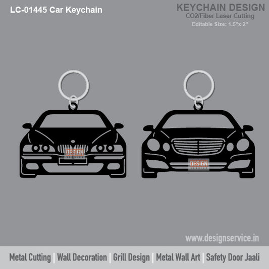 Car Keychain Laser Cutting Design