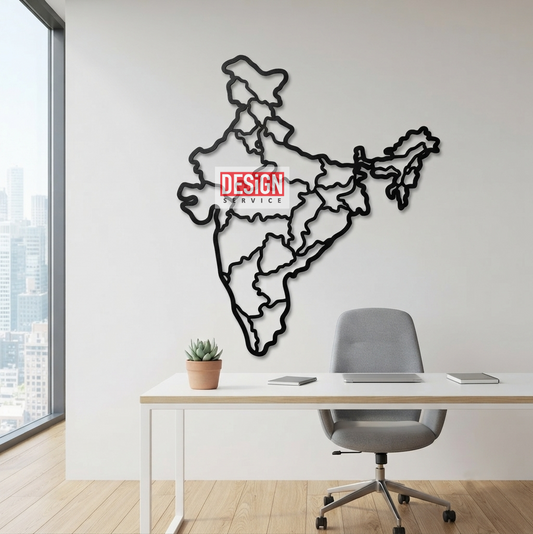 Bharat-Hindustan (INDIA) Laser Cutting Design