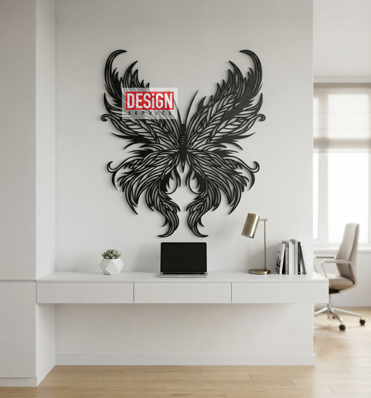Butterfly Laser Cutting Design