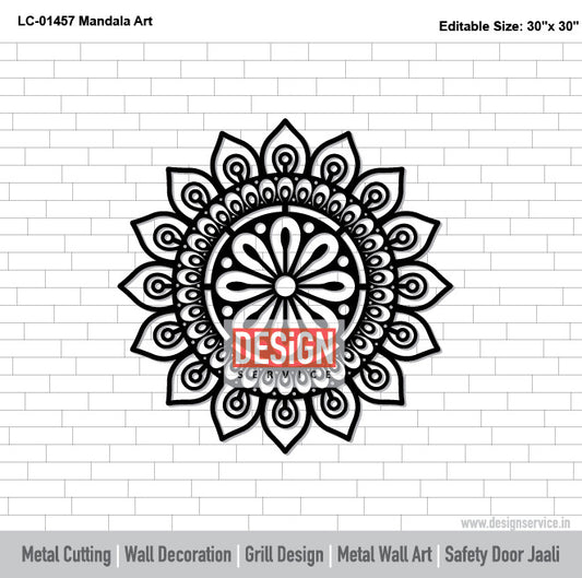 Mandala Art Laser Cutting Design