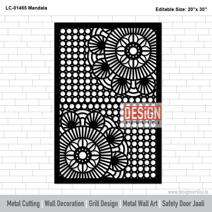 Laser Cutting Design Mandala