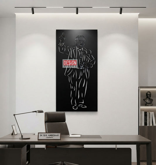 Dr. Bhimrao Ambedkar Laser Cutting Design