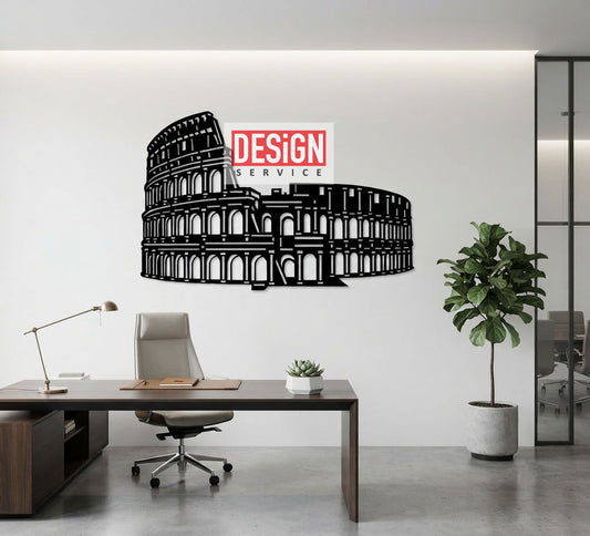 Colosseum (Italy) Laser Cutting Design