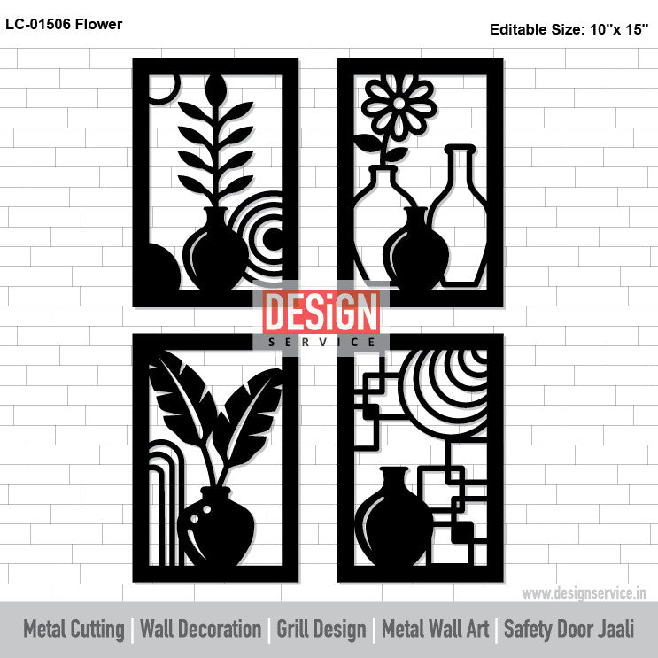 Flower Laser Cutting Design