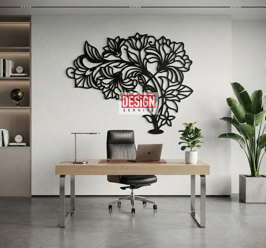 Flower Laser Cutting Design