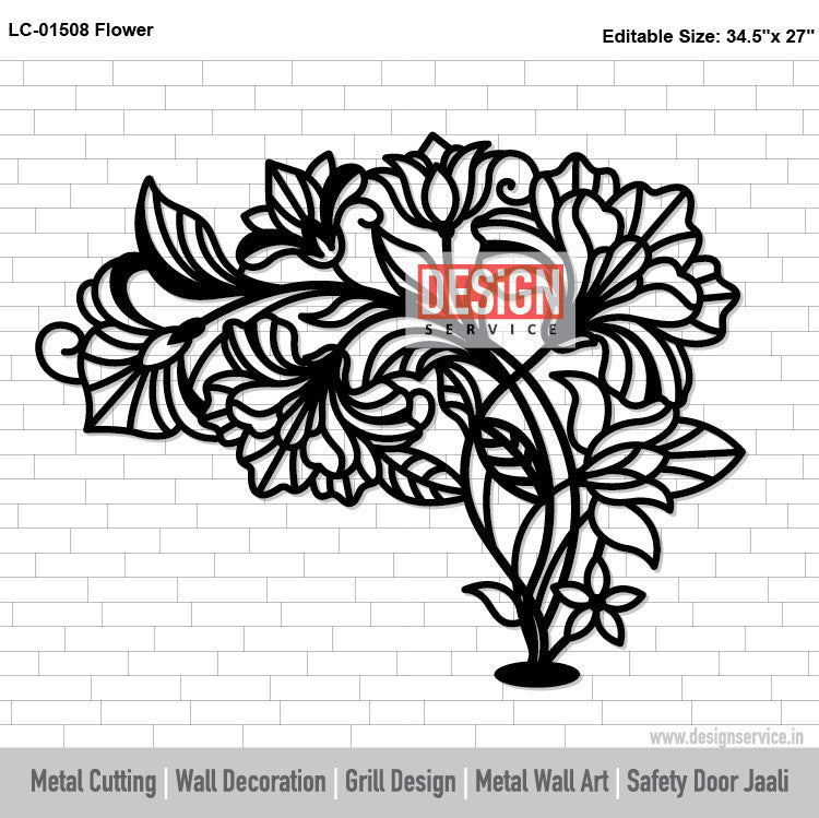 Flower Laser Cutting Design