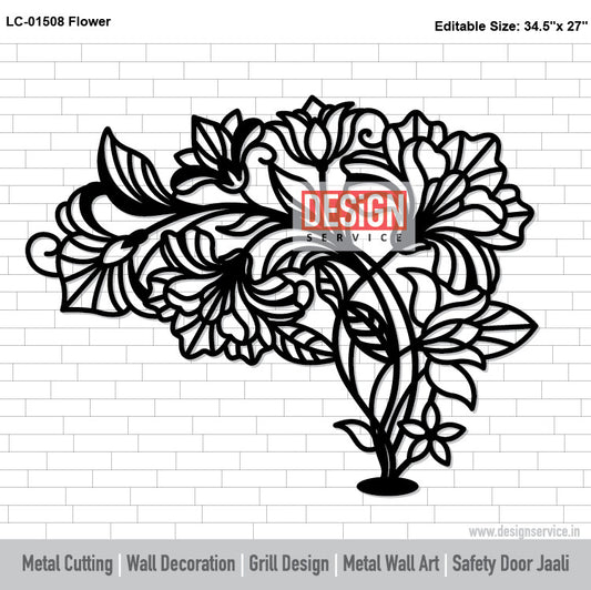Flower Laser Cutting Design