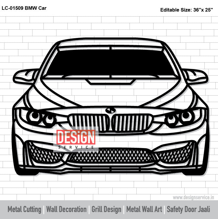 BMW Car Laser Cutting Design