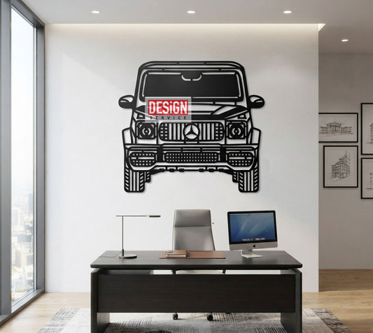Mercedes Car Laser Cutting Design