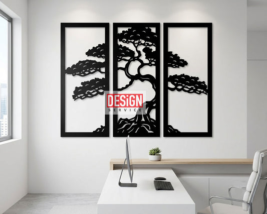 Tree Laser Cutting Design