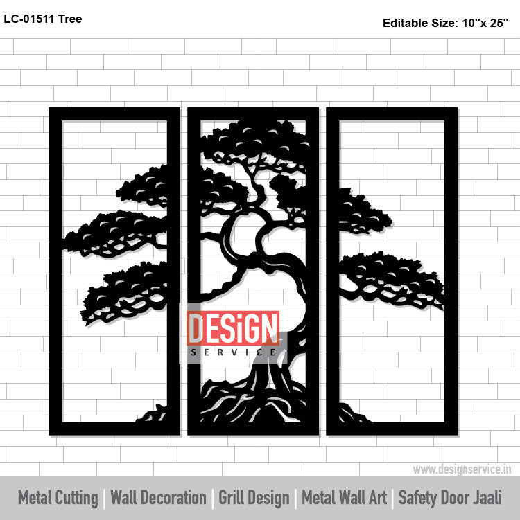 Tree Laser Cutting Design