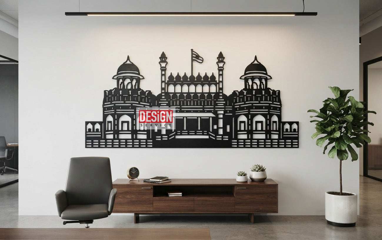 Red Fort (Lal Kila) Laser Cutting Design