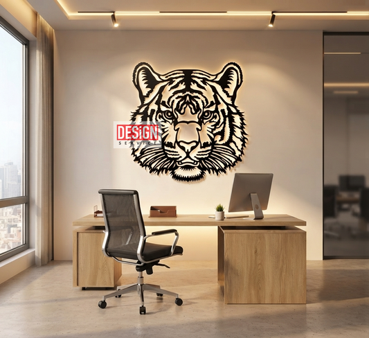 Tiger Laser Cutting Design