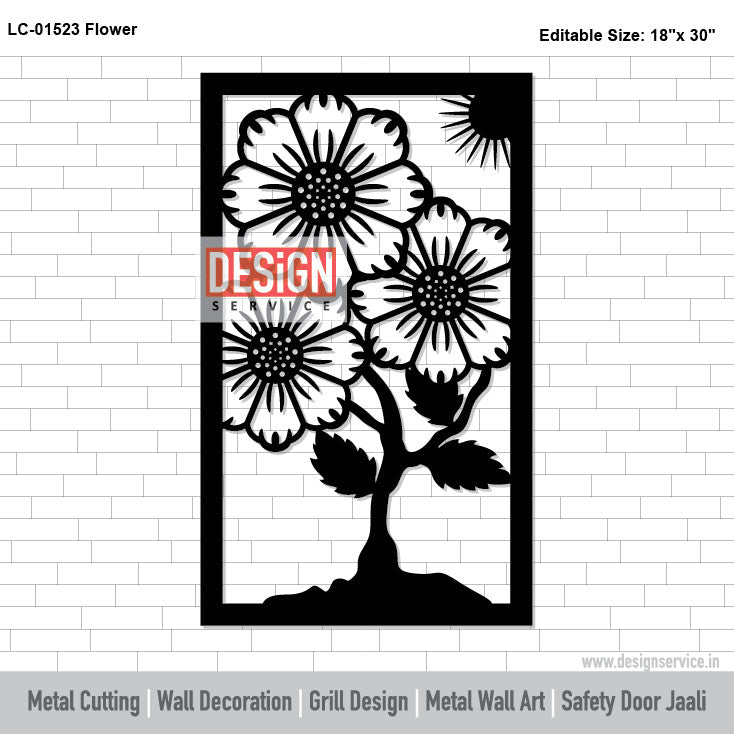 Flower Laser Cutting Design