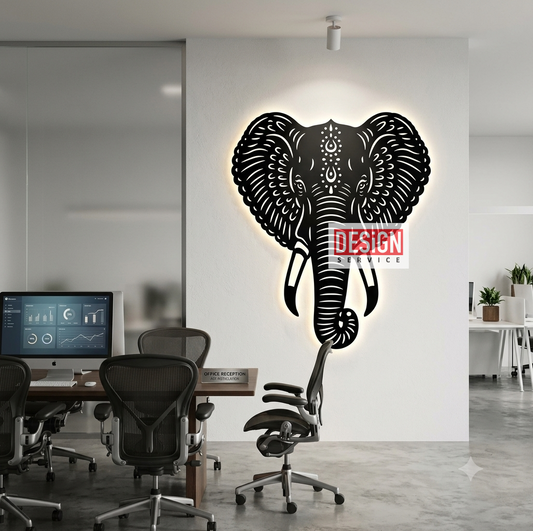 Elephant Laser Cutting Design