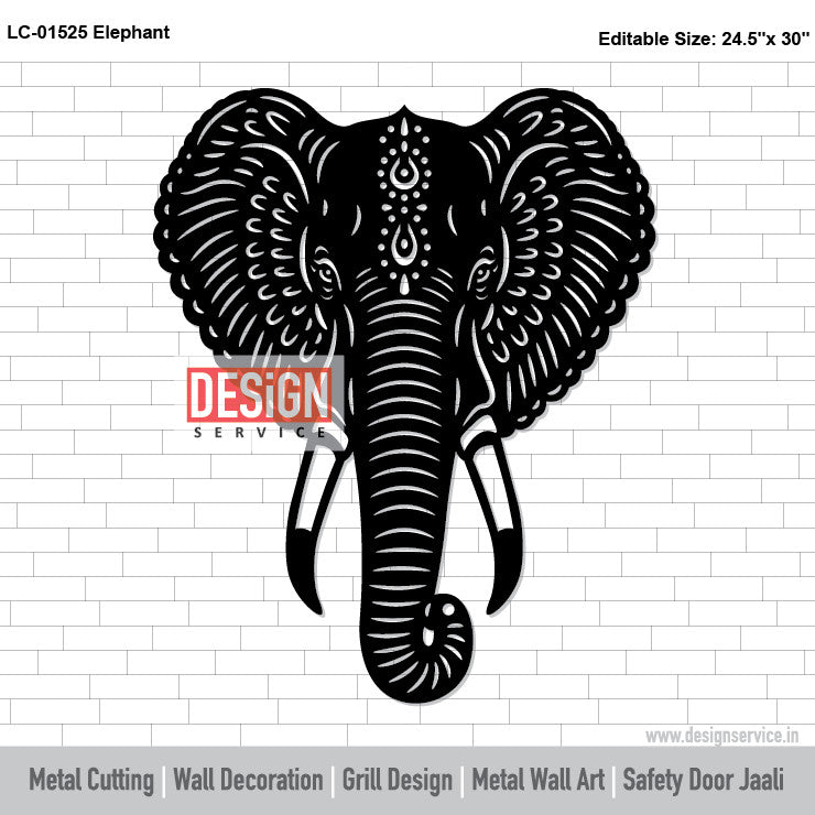 Elephant Laser Cutting Design