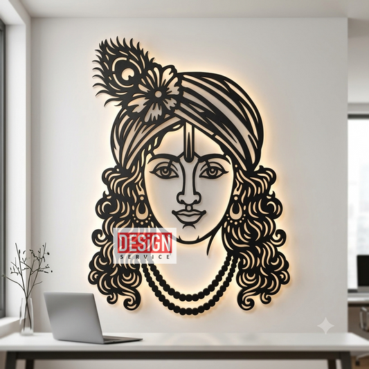 Shri Krishna Laser Cutting Design