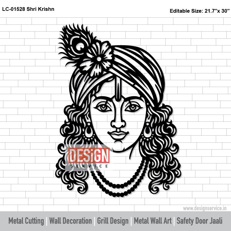 Shri Krishna Laser Cutting Design