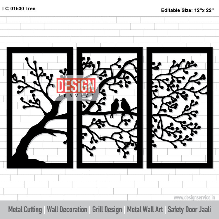 Tree Laser Cutting Design